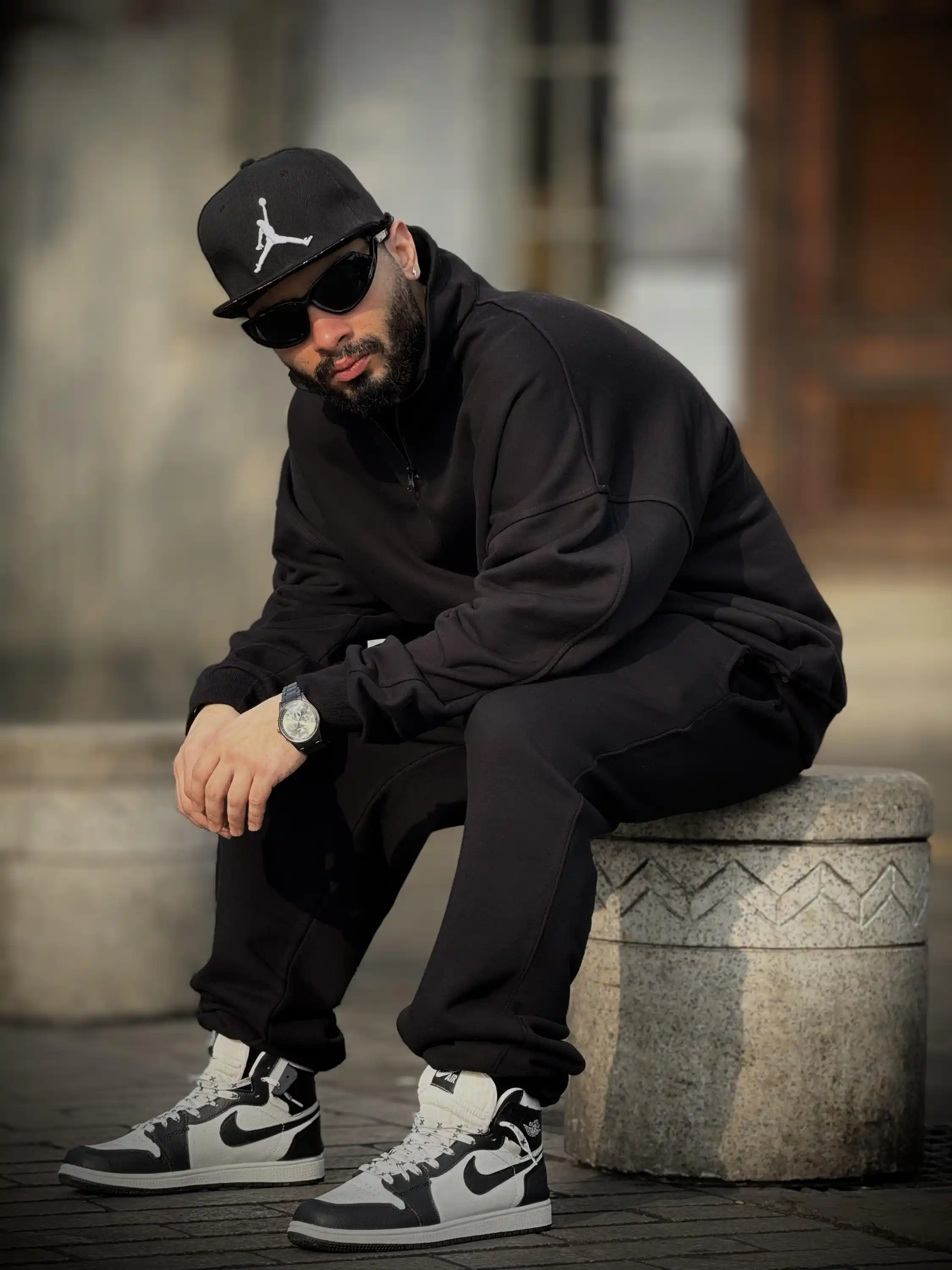 نیم زیپ پارچه دورس سه نخ خارخورده