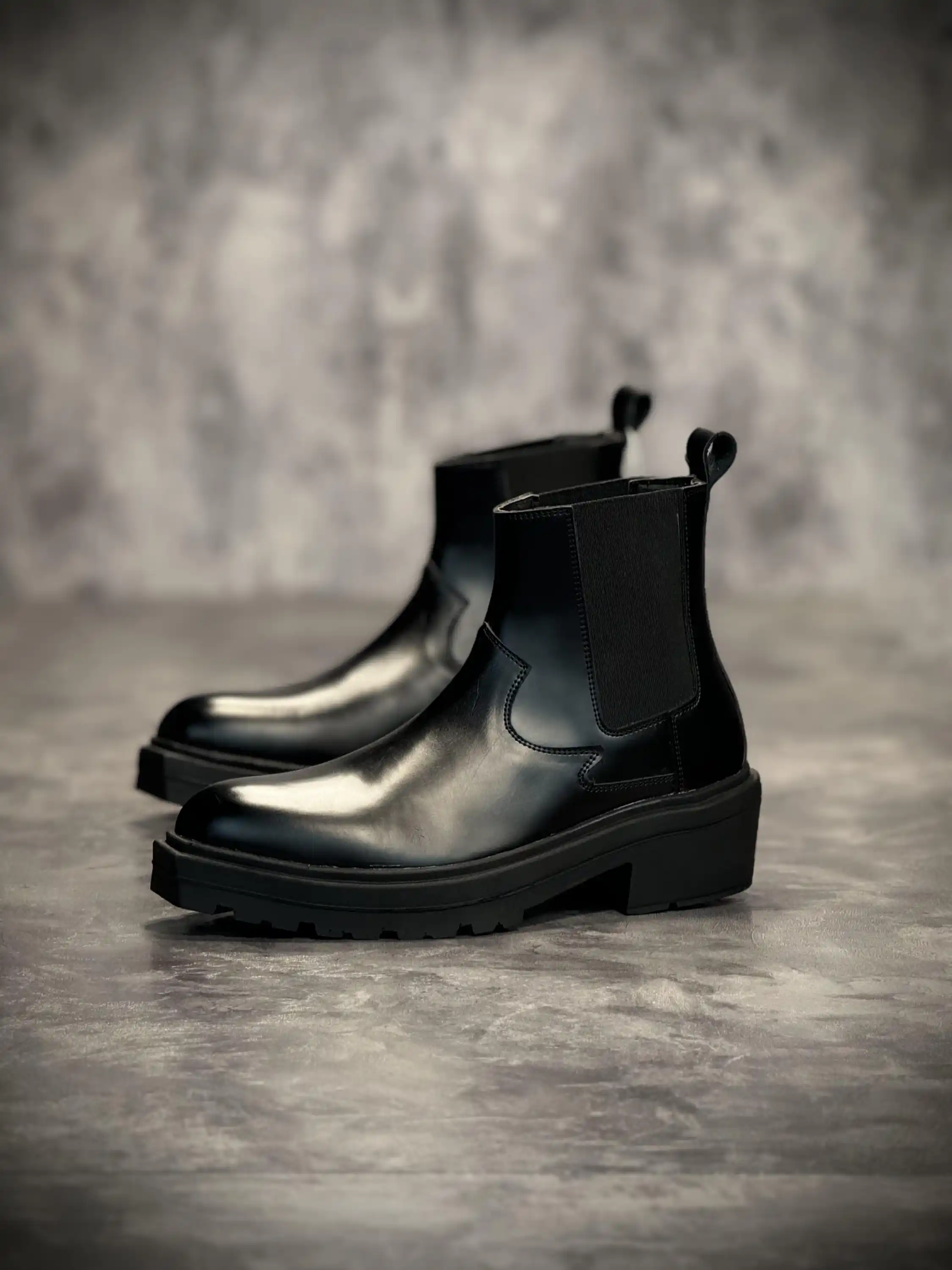 بوت چرم مردانه با کیفیت بالا  کد 49531