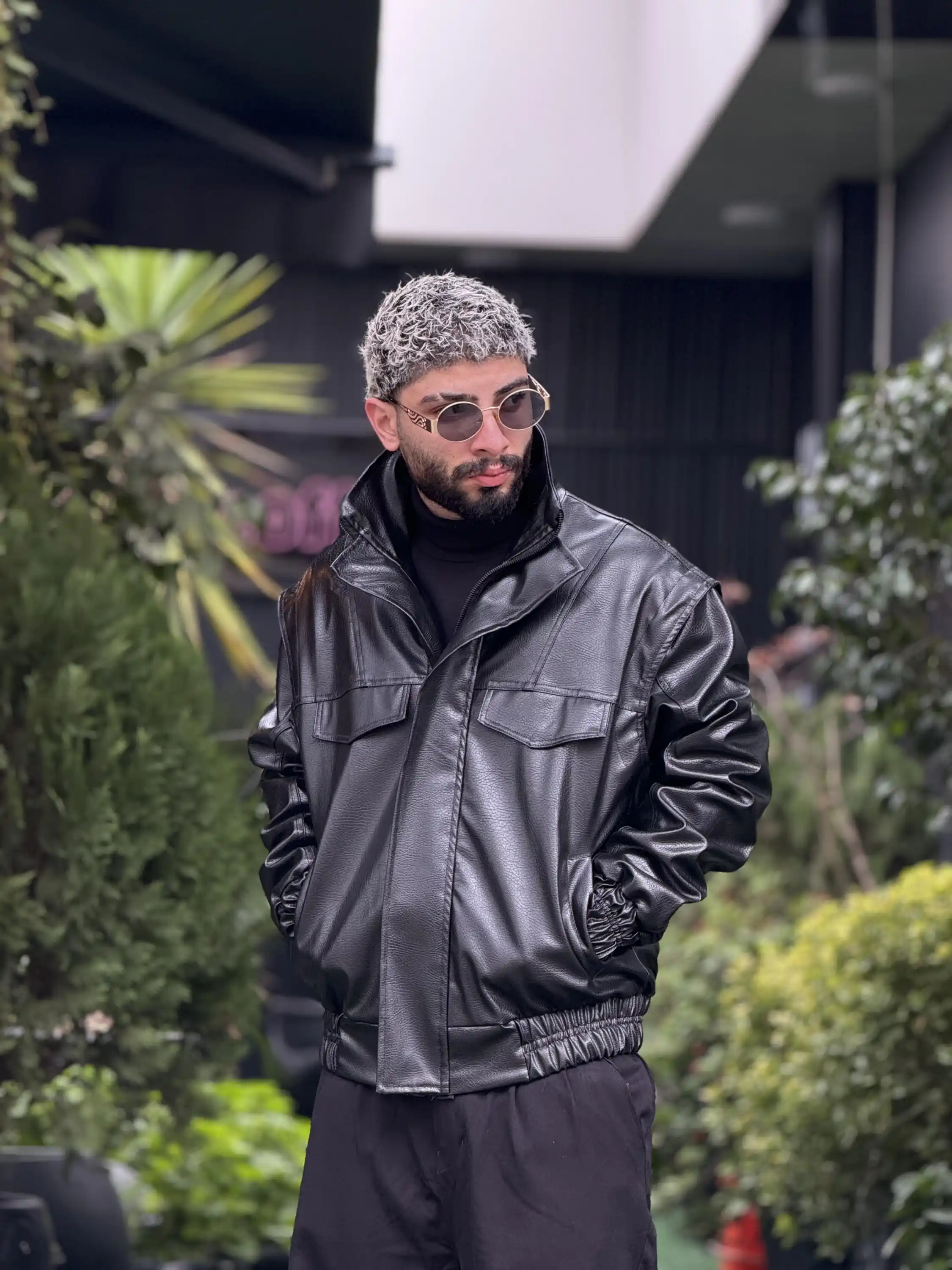 کاپشن چرم مردانه