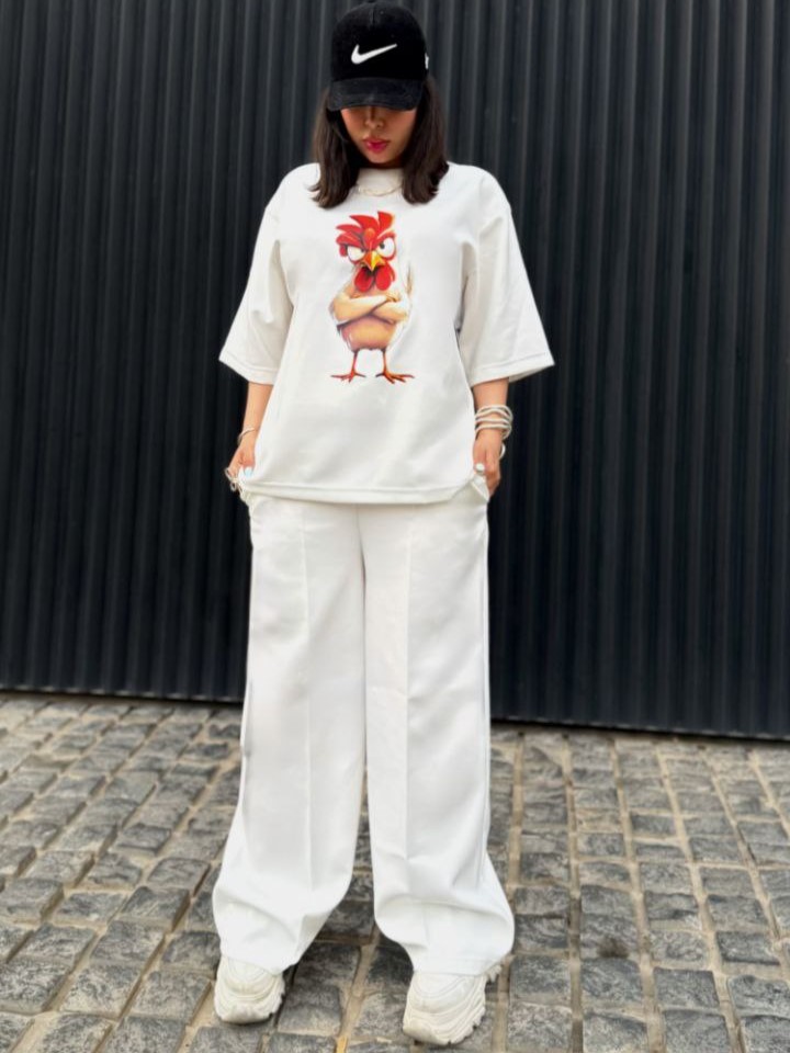 ست تیشرت و شلوار فری سایز